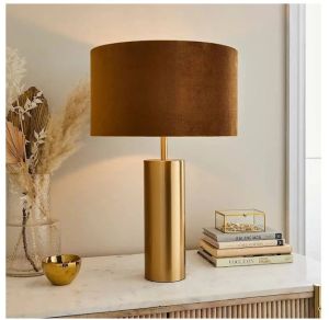 Arena Gold Table Lamp Brown