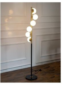 Daylight Handicrafts Metal Floor Lamp, Color : Golden