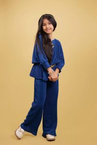 Royal Blue Co-ord Sets For Girls