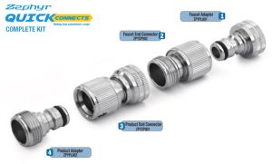 Zephyr Quick-connects 4-Piece Kit (ZQC4P)