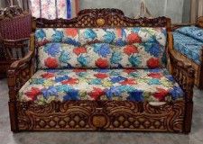 Teak Wooden Sofa Cum Bed