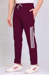 Goldenway Mens Maroon Lycra Track Pant Xl