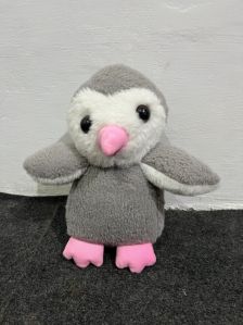 Grey Penguin Plush Soft Toy For Kid Playing