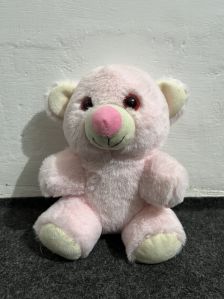 Pink Fur Teddy Bear Soft Toy