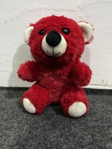 Red Fur Teddy Bear Soft Toy