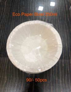 250ml Eco Paper Bowl, Technics : Machine Made