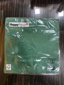 Green Soft  Plain Tissue Paper Napkin