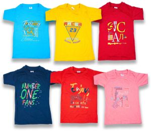 Kids English Word Print T Shirt