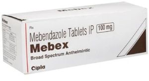 Mebendazole 100mg Tablets