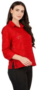 Ramaaya Designs Ladies Cotton Tops, Color : All Colours Party Wear, Casual Wear