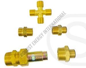 Polished Brass Coupling For Jointing