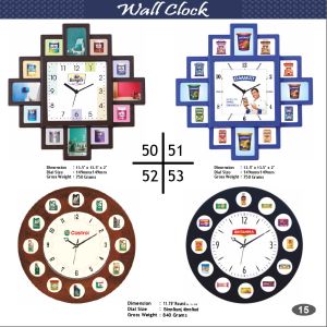 Ah Decorative Wall Clock, Color : Multicolor, Display Type : Digital, Packaging Type : Thermocol Box