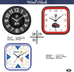 Ah Plastic Designer Wall Clocks, Color : Multicolor, Display Type : Digital, Packaging Type : Thermocol Box