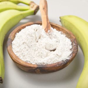 Raw Banana Powder, Color : White, Packaging Type : Plastic Bag, Packaging Size : 5-25kg