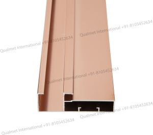 68mm Rose Gold Aluminium Handle Profile