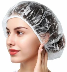 Transparent Plastic Disposable Shower Cap 18 Inch To 21 Inch, Gender : Unisex