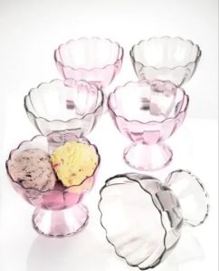 Plastic Ice Cream Bowl Set Standard