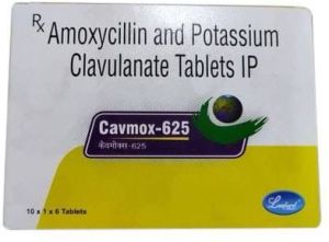 Cavmox 625 Tablet, Medicine Type : Allopathic, Packaging Type : Box