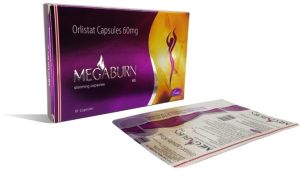 Megaburn 60mg Capsule, Packaging Type : Box