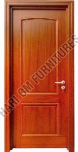 Plain Polished Fire Retardant Wooden Door, Color : Brown