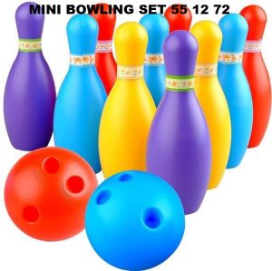 Coated Wooden Plain Mini Bowling Game Set, Color : Brown, Dark Brown, Light Brown For Playing Kids