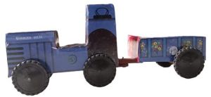 Sonalika Tractor Trolley Toy Wooden