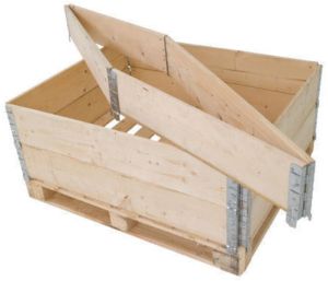 Plain Wooden Pallet Collars, Color : Brown For Packaging Use