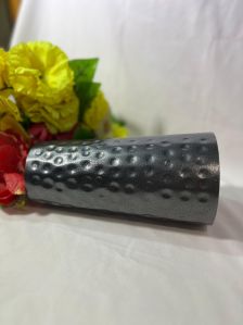 Metal Dark Grey Flower Vase, Packaging Type : Box For Decoration