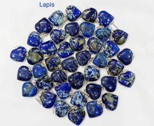 Heart Shaped Lapis Lazuli Stone Pendant 0-15mm 99%, Packaging Type : Plastic Box