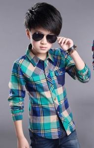 Boys Cotton Printed Shirt