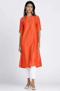 Checked Cotton Capsule Ladies Designer Synthetic Kurti M, XL, XXL