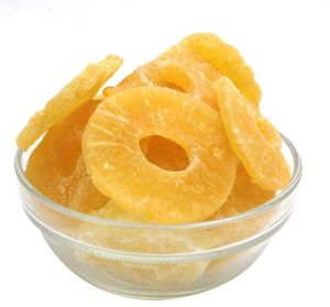 Dried Pineapple Slice, Color : Orange, Packaging Type : Packet For Snacks, Juice, Food