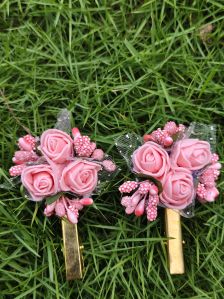 Small Flower Hair Clips