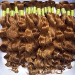 Colored Human Hair Extension Curly, Straight, Wavy, Gender : Female For Parlour, Personal