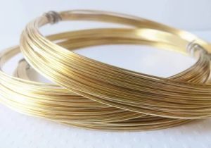 Polished Brass Imitation Wire, Color : Golden, Technique : Hot Rolled For Industrial Use