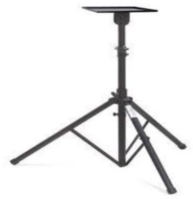 Metal Color Coated Projector Stand, Color : Black