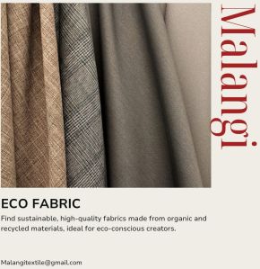 Plain Eco Friendly Fabric, Color : Brown, Creamy, Grey For Making Garments