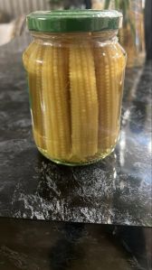 Bany Corn In Glass Jar, Cap Material : Metal