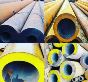 Non Poilshed Mild Steel Seamless Pipe, Shape : Round For Water Treatment Plant