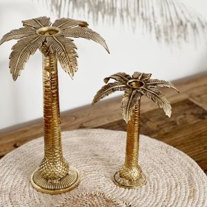 Palm Tree Candle Holder