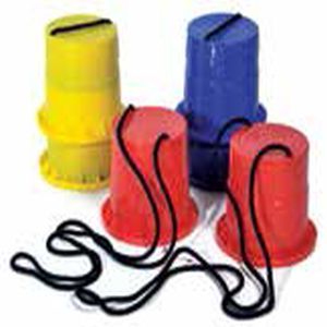 PVC Multicolor Stomper Stilt Bucket