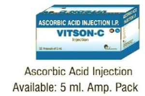 Ascorbic Acid Injection IP, Packaging Type : Ampoules