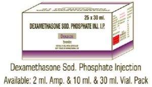 Dexamethasone Sodium Phosphate Injection, Packaging Type : Ampoules Vials, Grade Standard : Pharm Grade