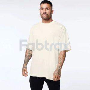 Mens Plain Terry Cotton Oversized T-shirt