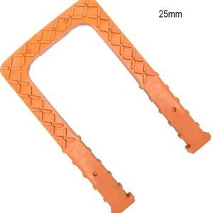 Crystal 25mm PVC Foot Step, Color : Orange