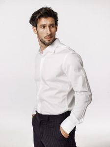 Mens White Formal Shirt