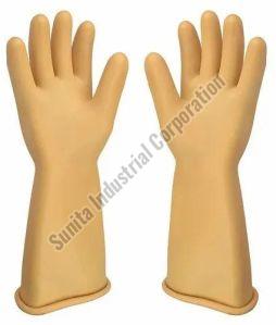 Plain Rubber Electrical Safety Glove, Gender : Unisex