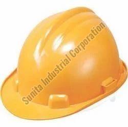 Plain Plastic Nape Strap Safety Helmet For Construction, Industrial