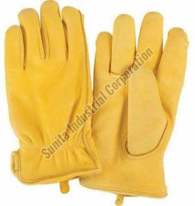 PU Leather Safety Hand Gloves For Industrial