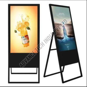 AdvanceTech India A-shape Digital Advertising Standee, For Events, Frame Material : Metal Frame